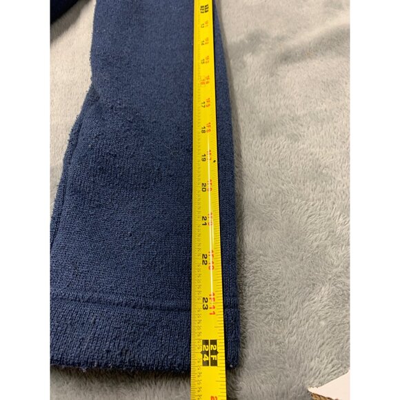 Patagonia Women's Med Navy Blue Double Breasted lined Jacket Cozy Warm Casual - Picture 8 of 15